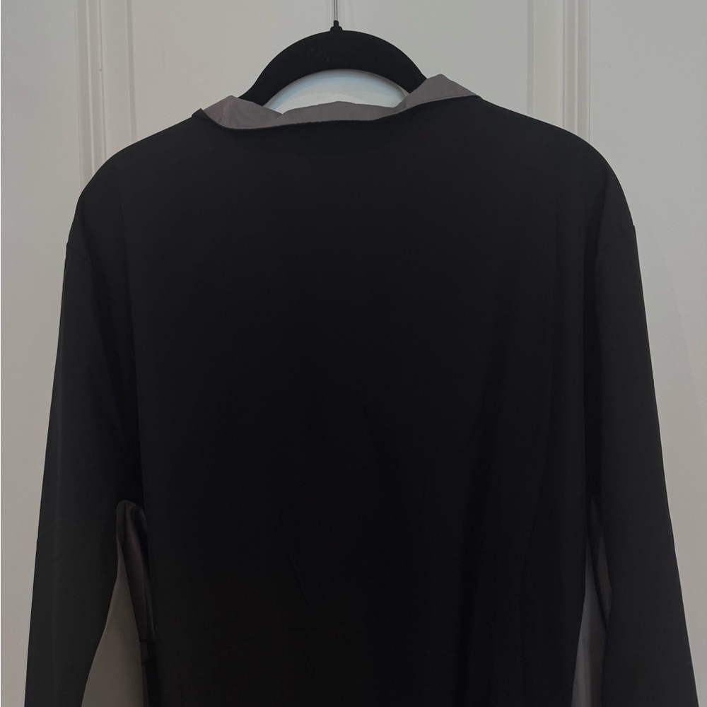 Harley-Davidson Performance Half Zip Windbreaker Jacket Black Gray Men’s L - Picture 9 of 12